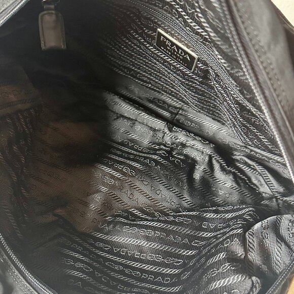Preloved Prada Nylon Handbag Black with COA - Picture 7 of 9